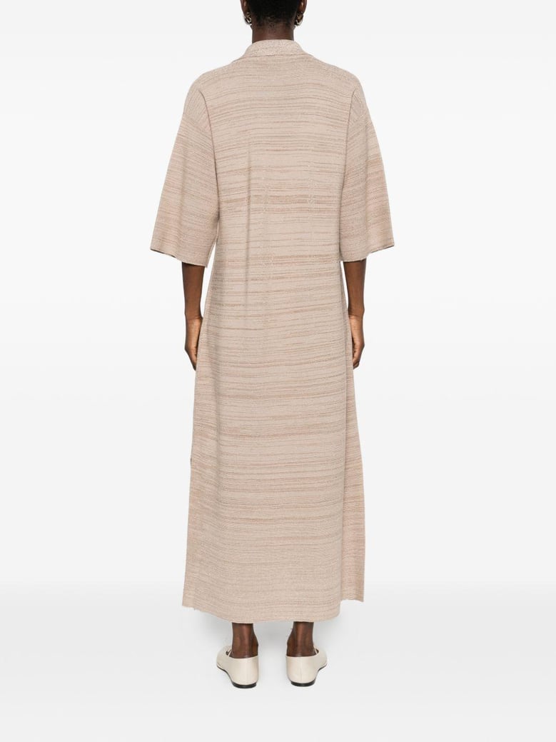 wool and cotton shirtdress by Selfnex