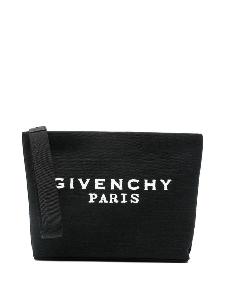 logo cotton pouch by Selfnex
