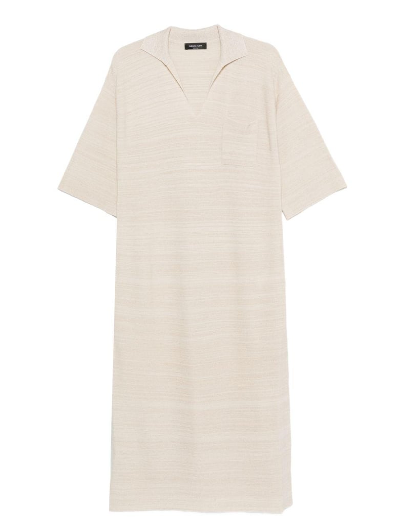 wool and cotton shirtdress by Selfnex