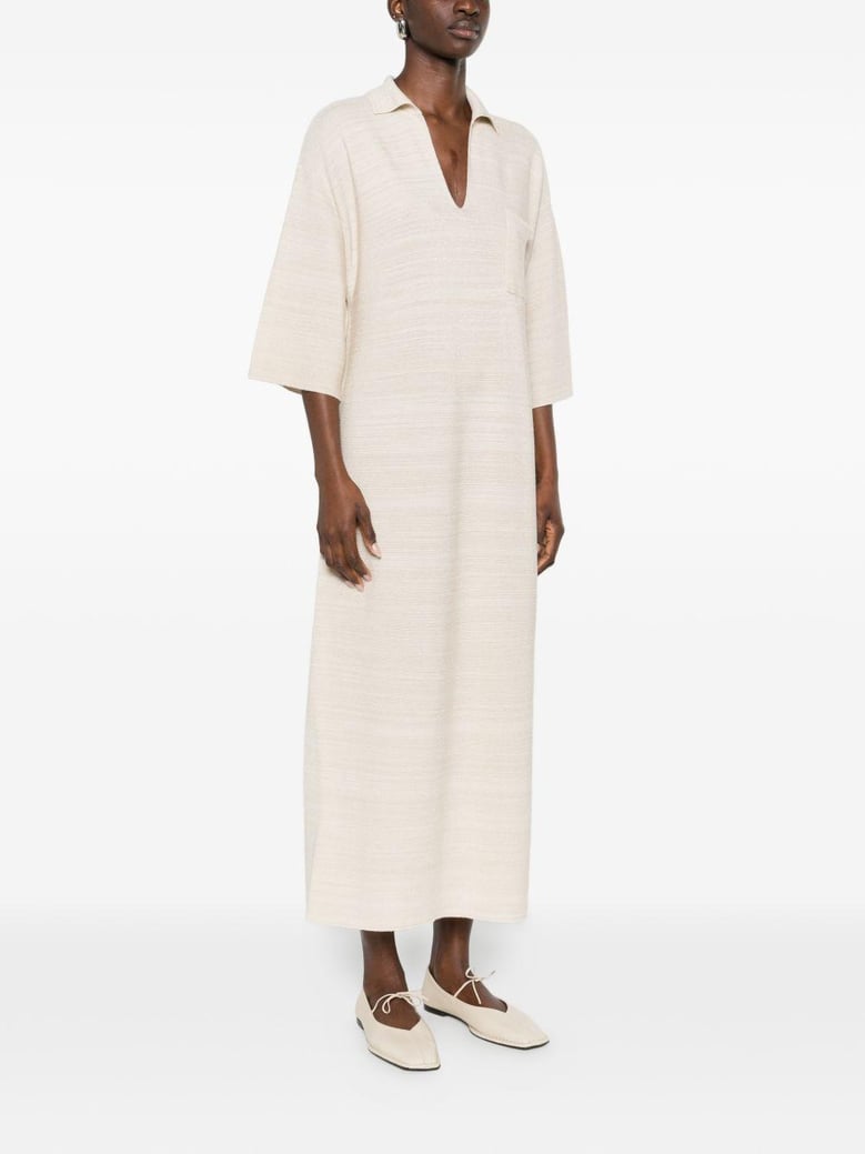 wool and cotton shirtdress by Selfnex