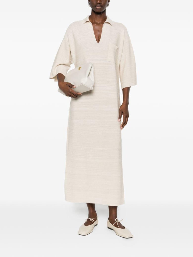 wool and cotton shirtdress by Selfnex