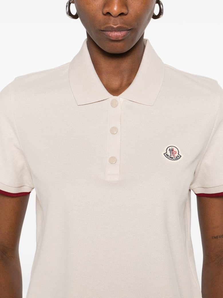 logo cotton polo shirt by Selfnex