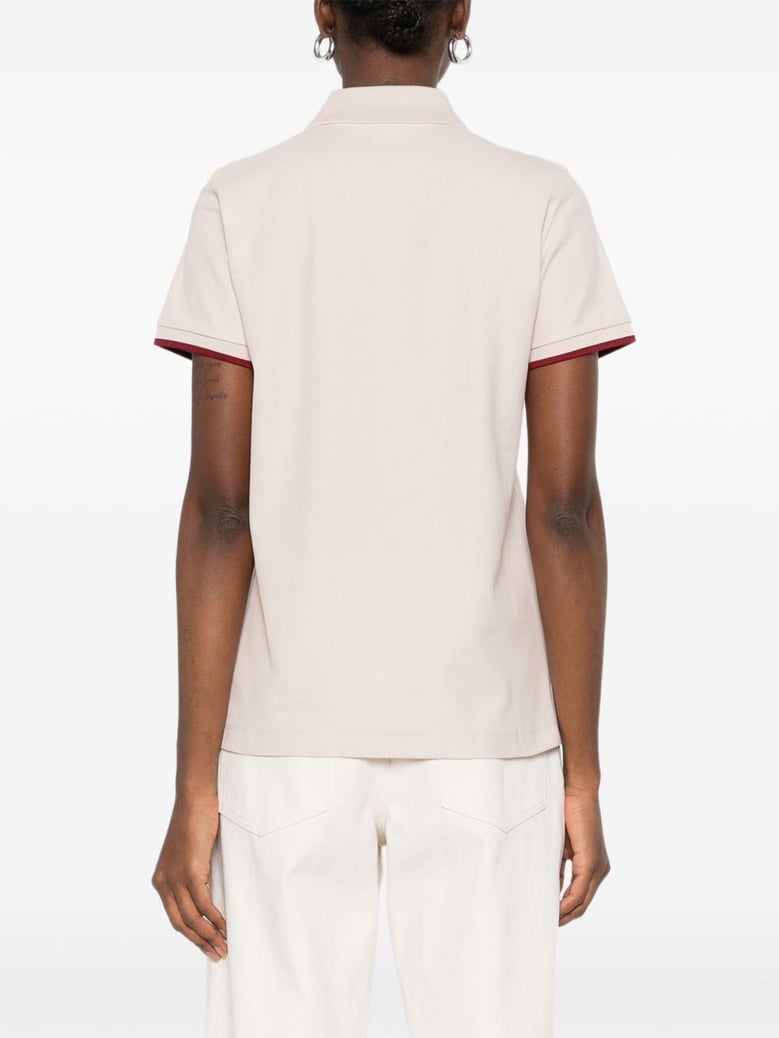 logo cotton polo shirt by Selfnex