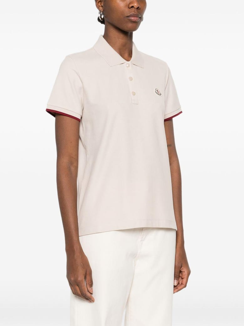 logo cotton polo shirt by Selfnex