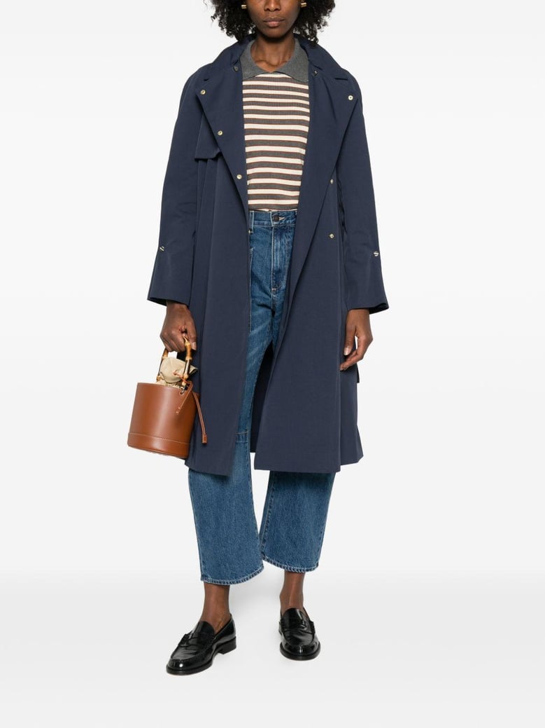 cotton blend trench coat by Selfnex