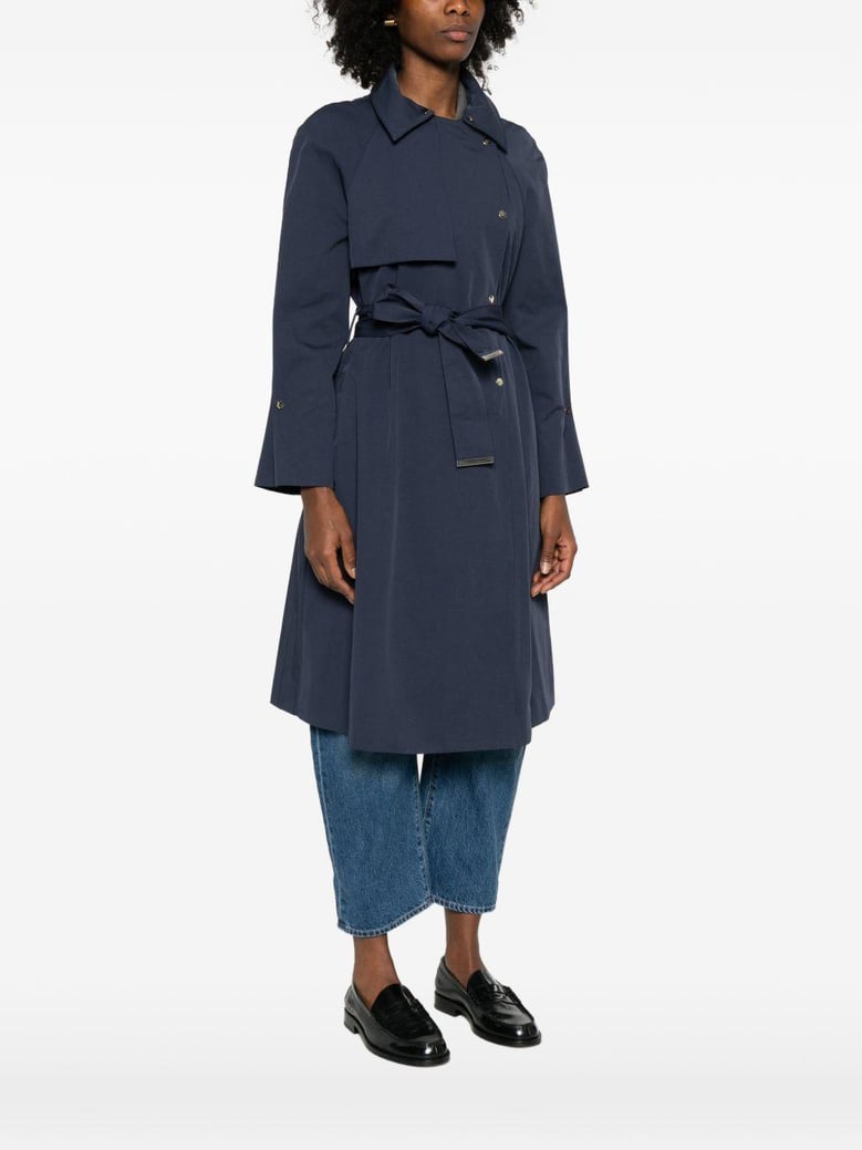 cotton blend trench coat by Selfnex