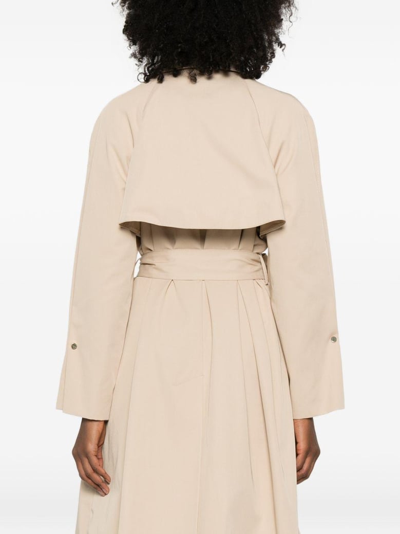 cotton blend trench coat by Selfnex