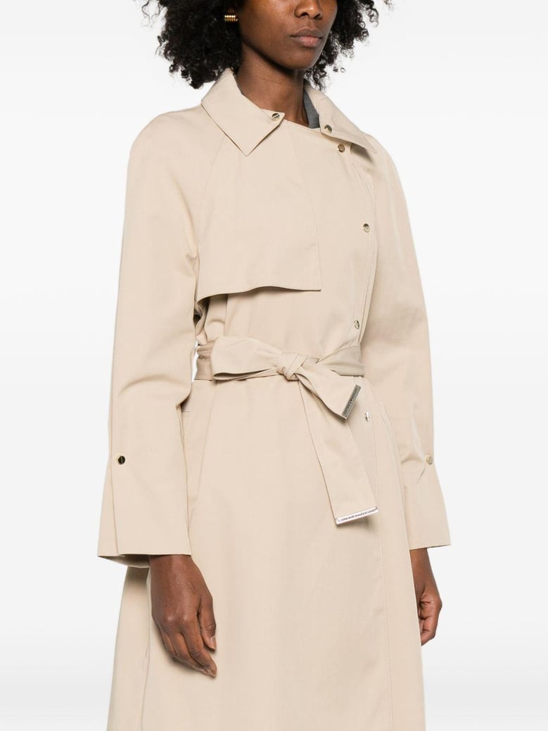 cotton blend trench coat by Selfnex