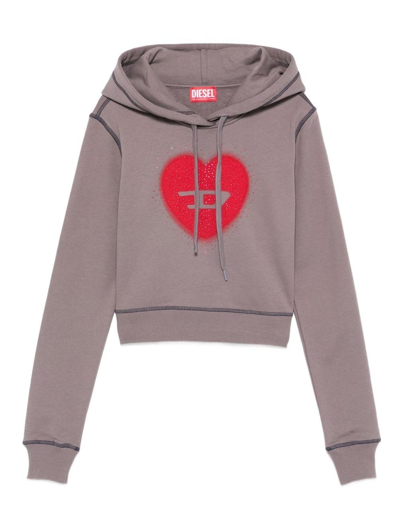 heart cotton hoodie by Selfnex