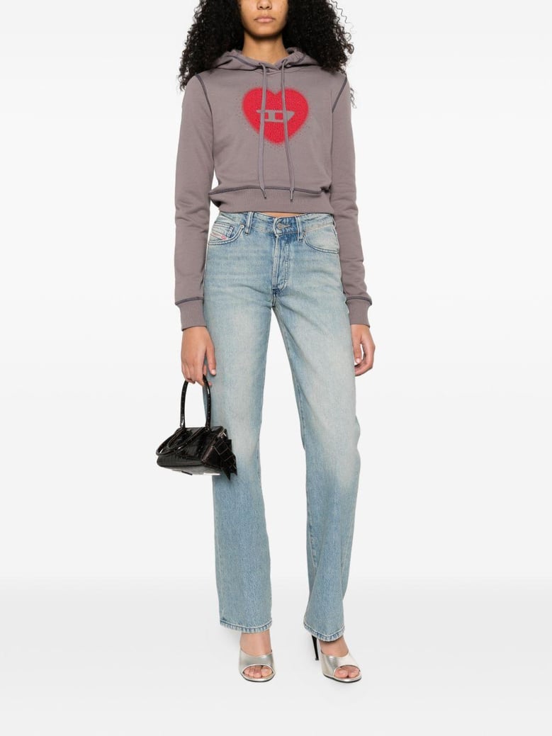heart cotton hoodie by Selfnex