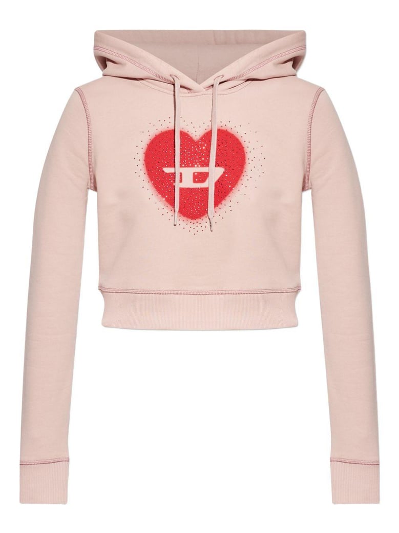 heart cotton hoodie by Selfnex