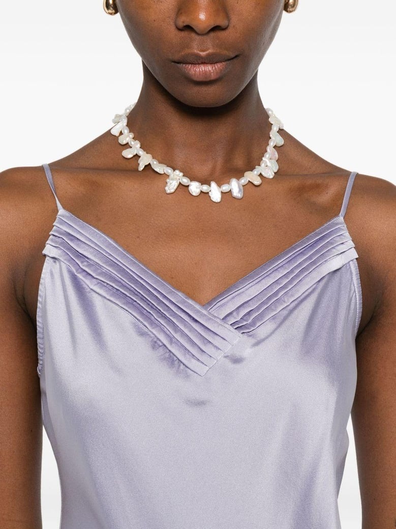 silk satin bodysuit by Selfnex