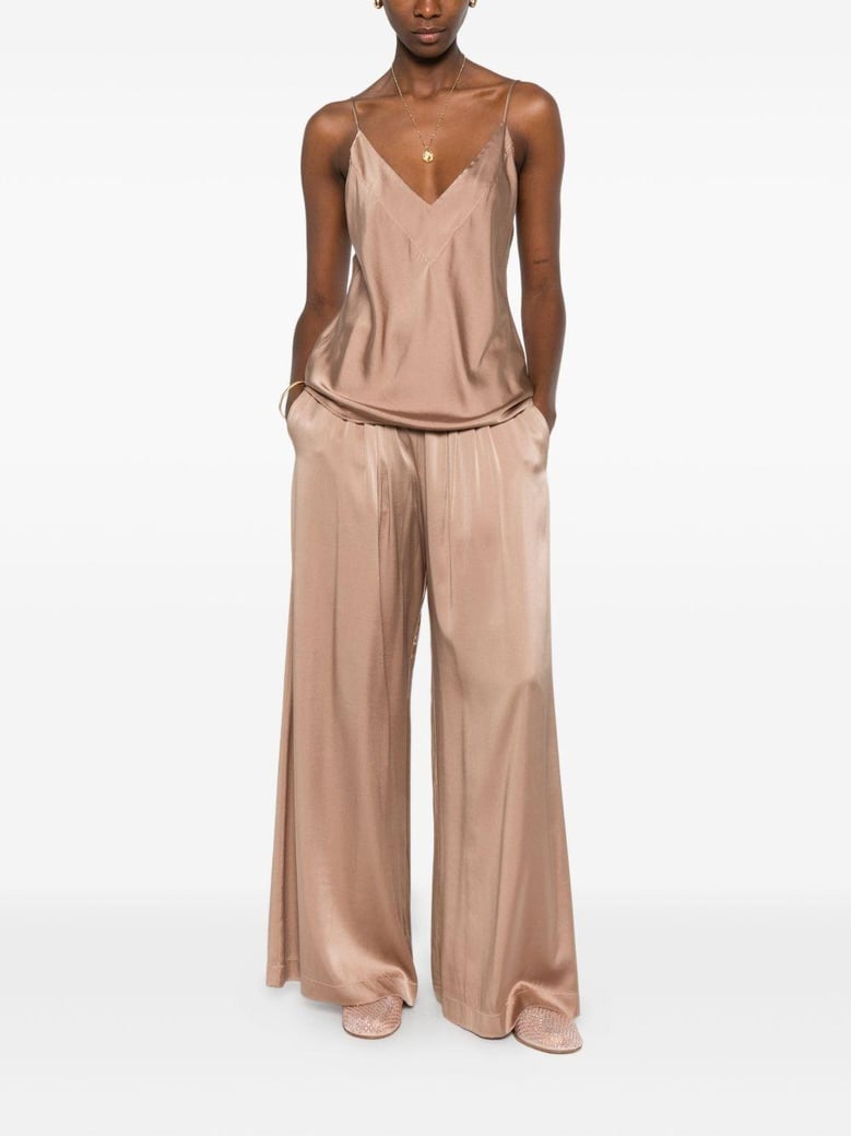 silk satin trousers by Selfnex