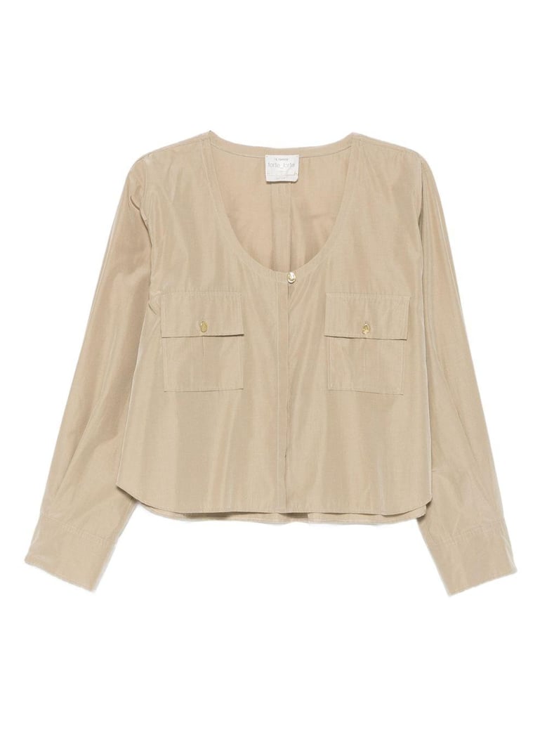 long sleeves flap pockets by Selfnex