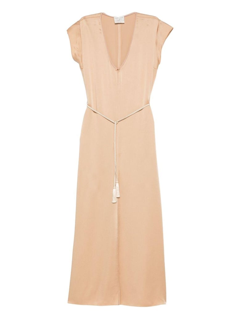 v-neck tassel tie by Selfnex