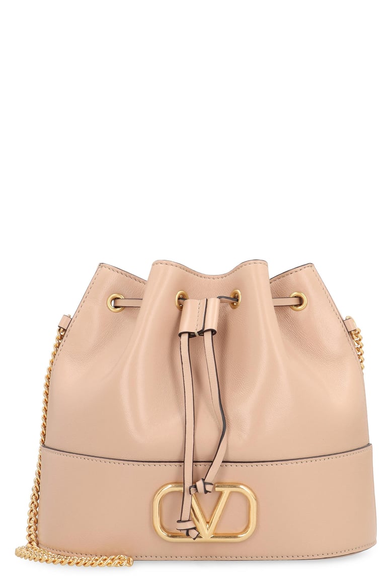 vlogo signature leather mini bag by Selfnex
