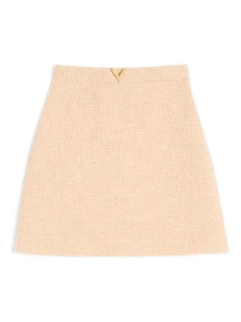vlogo signature wool skirt by Selfnex