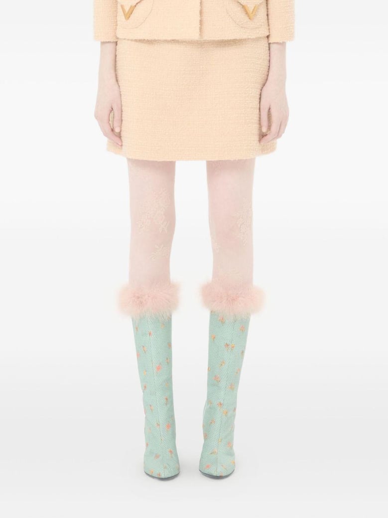 vlogo signature wool skirt by Selfnex
