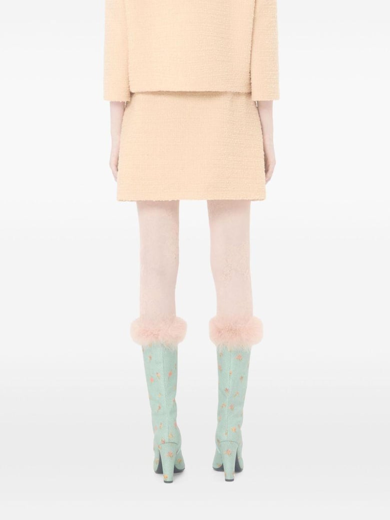 vlogo signature wool skirt by Selfnex