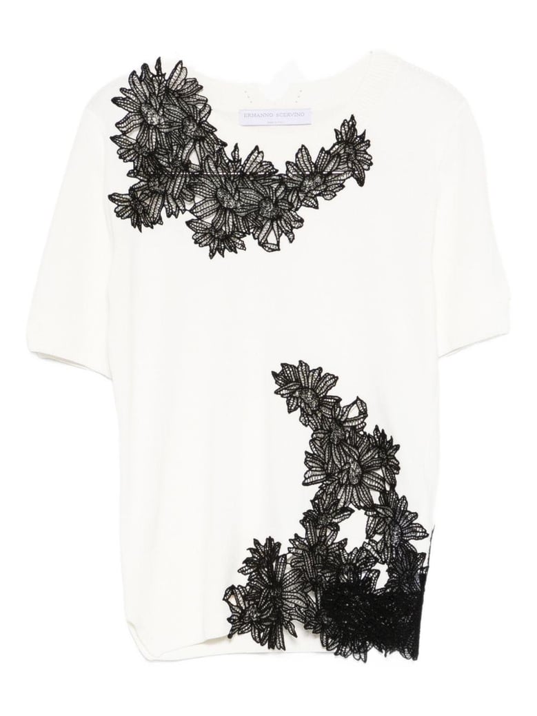 embroidered top by Selfnex
