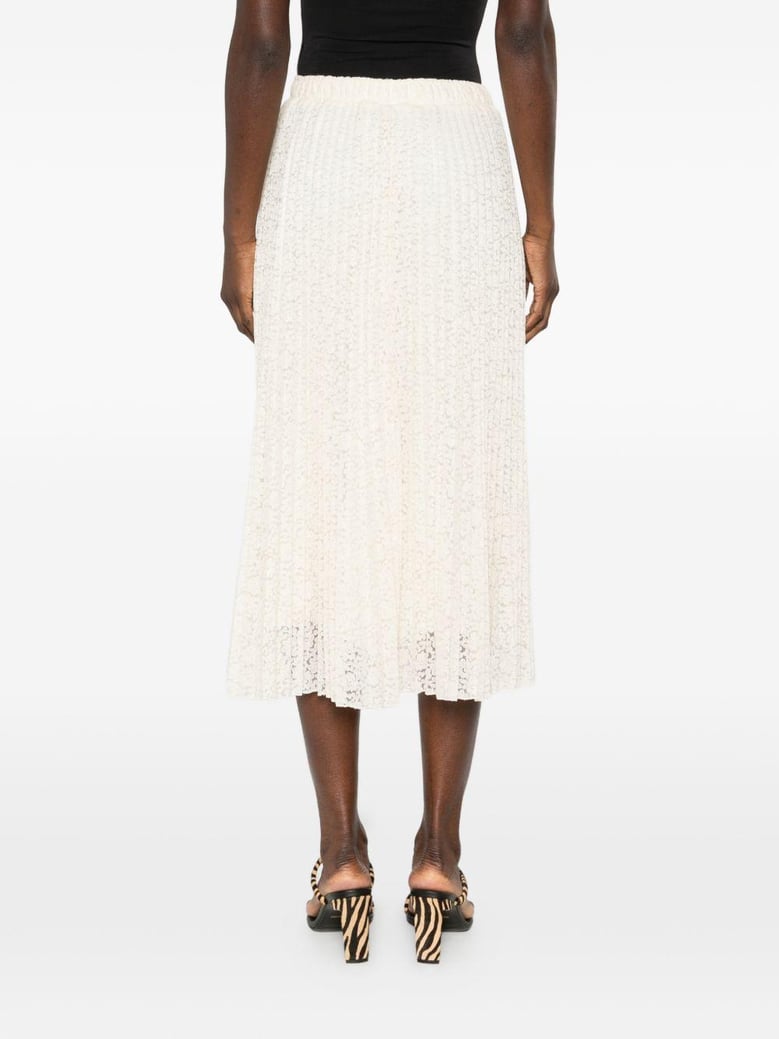 embroidered long skirt by Selfnex