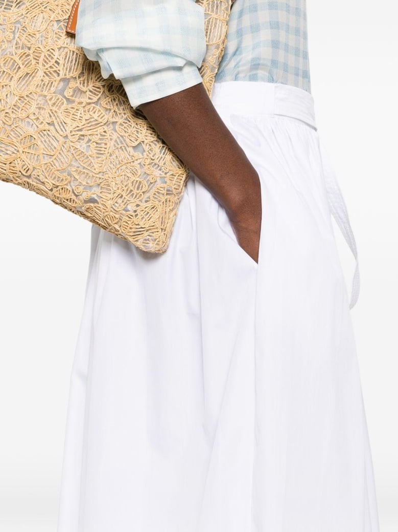 cotton long skirt by Selfnex