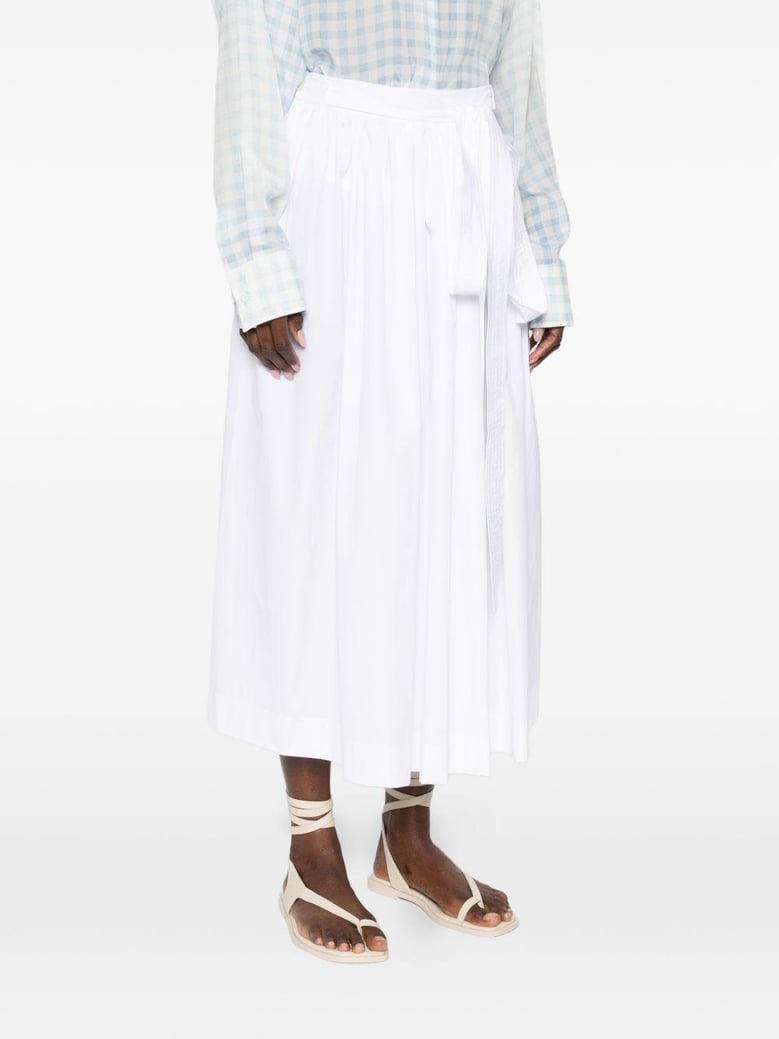 cotton long skirt by Selfnex