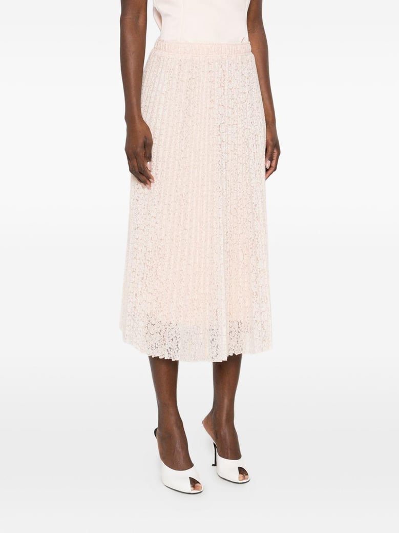 embroidered long skirt by Selfnex