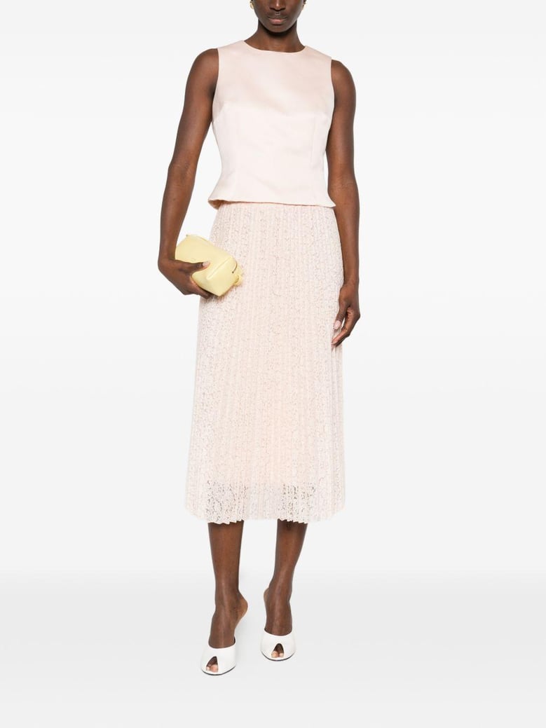 embroidered long skirt by Selfnex