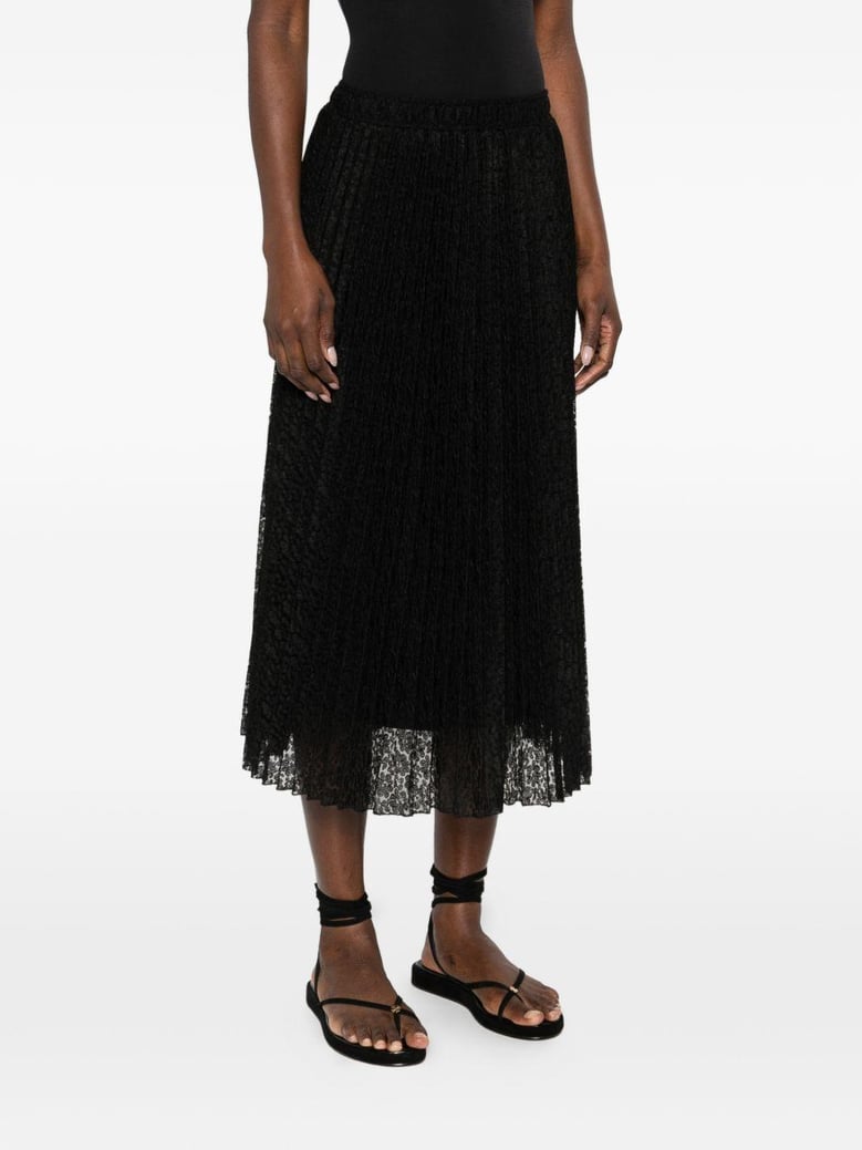 embroidered long skirt by Selfnex