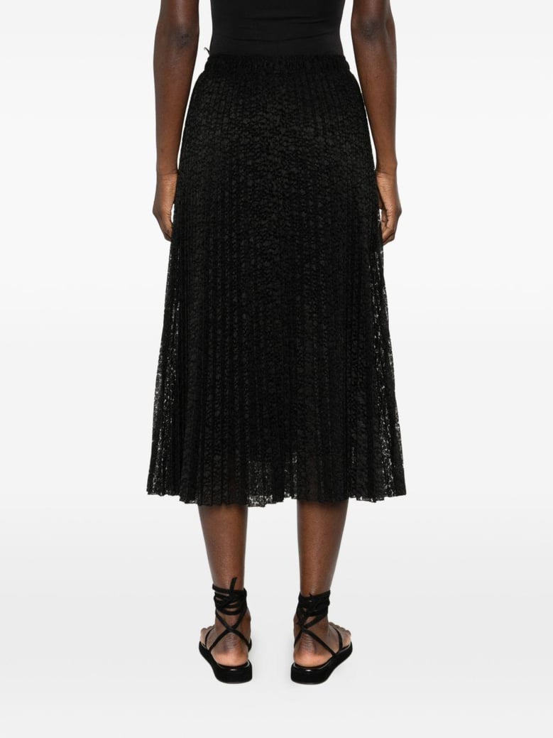 embroidered long skirt by Selfnex