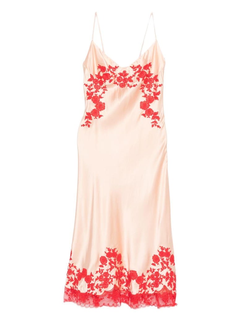 embroidered long dress by Selfnex