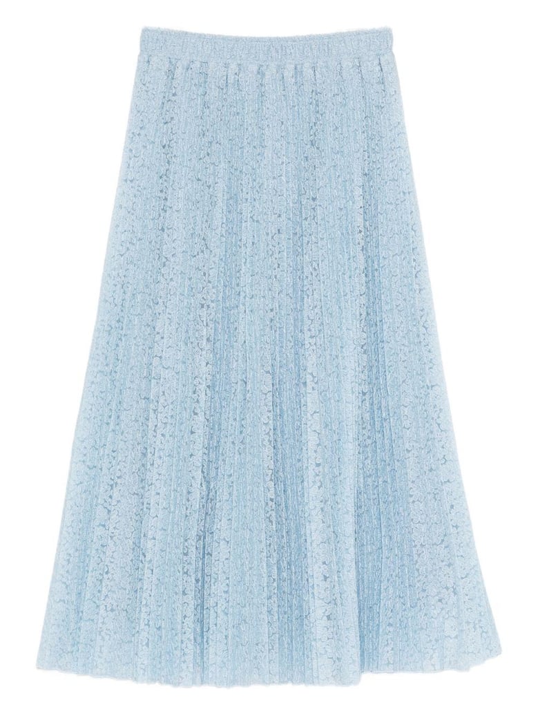embroidered long skirt by Selfnex