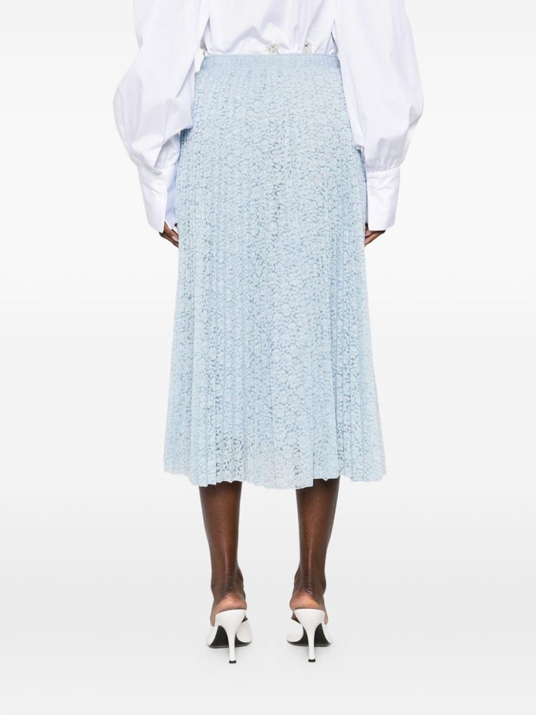 embroidered long skirt by Selfnex