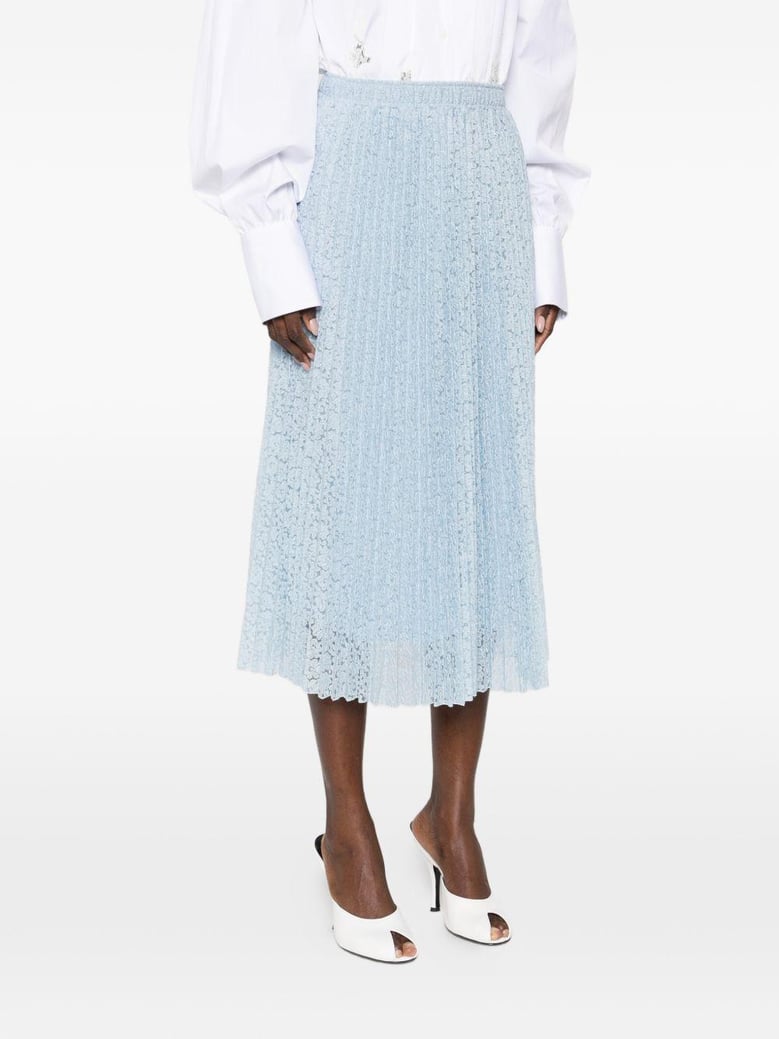 embroidered long skirt by Selfnex