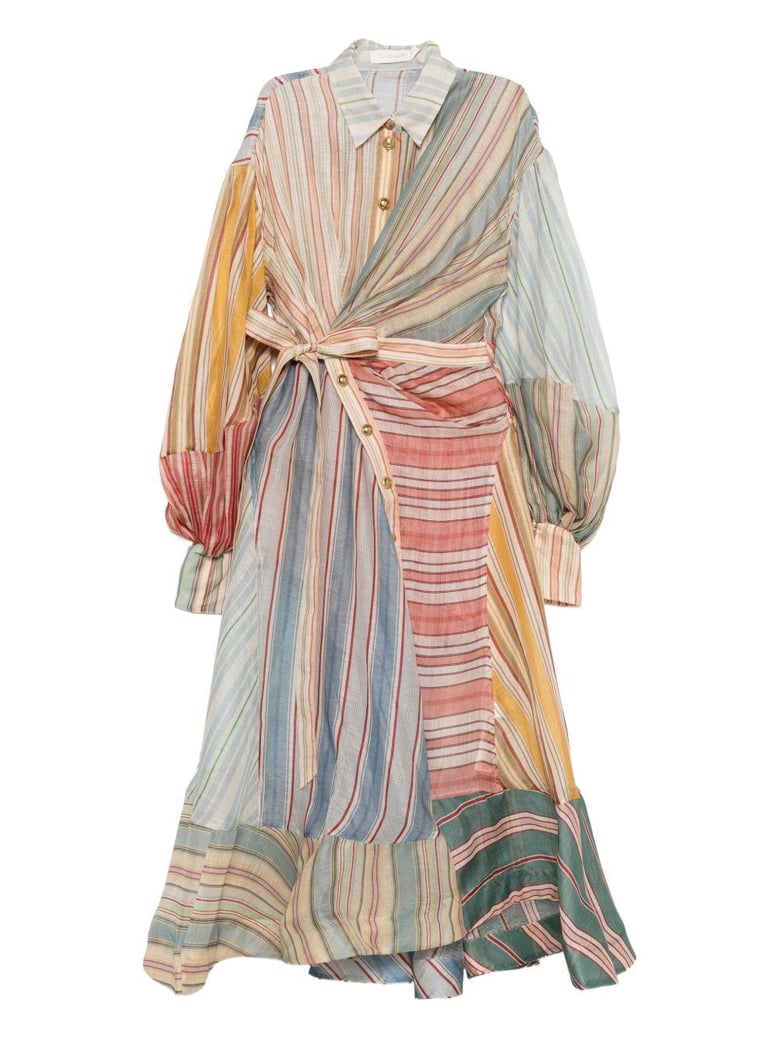 rebellion linen and silk dress by Selfnex