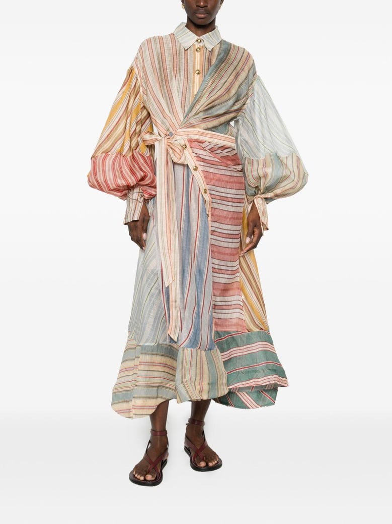 rebellion linen and silk dress by Selfnex