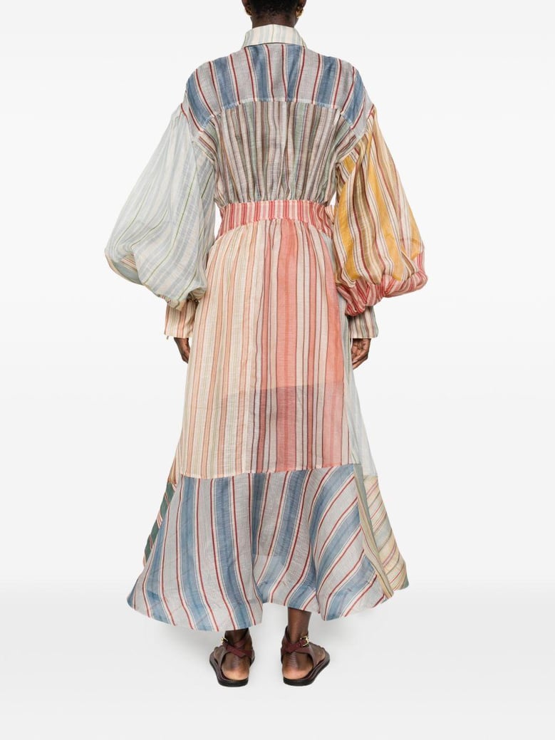 rebellion linen and silk dress by Selfnex