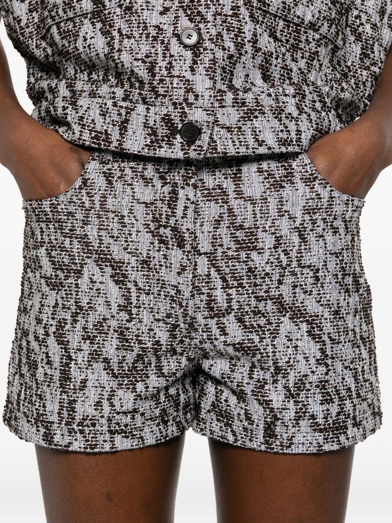 edela cotton blend shorts by Selfnex