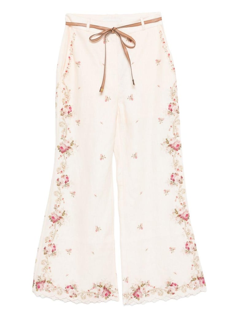 patience linen trousers by Selfnex