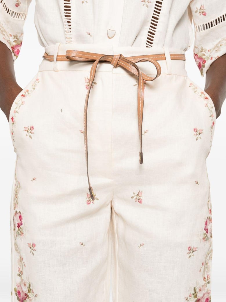 patience linen trousers by Selfnex