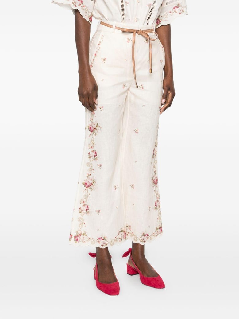 patience linen trousers by Selfnex