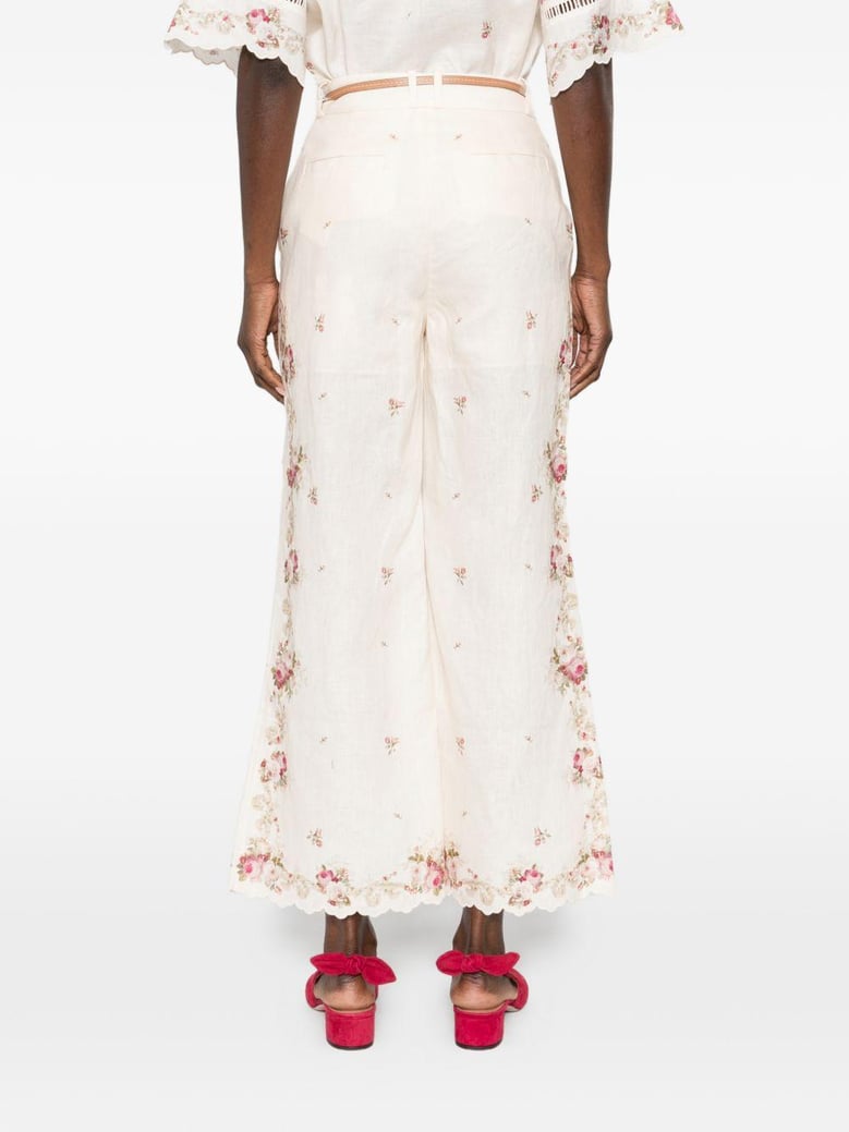 patience linen trousers by Selfnex