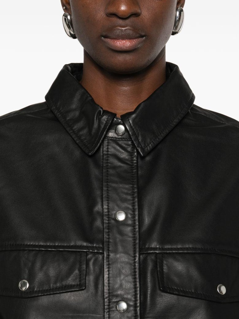 cabana leather shirt by Selfnex