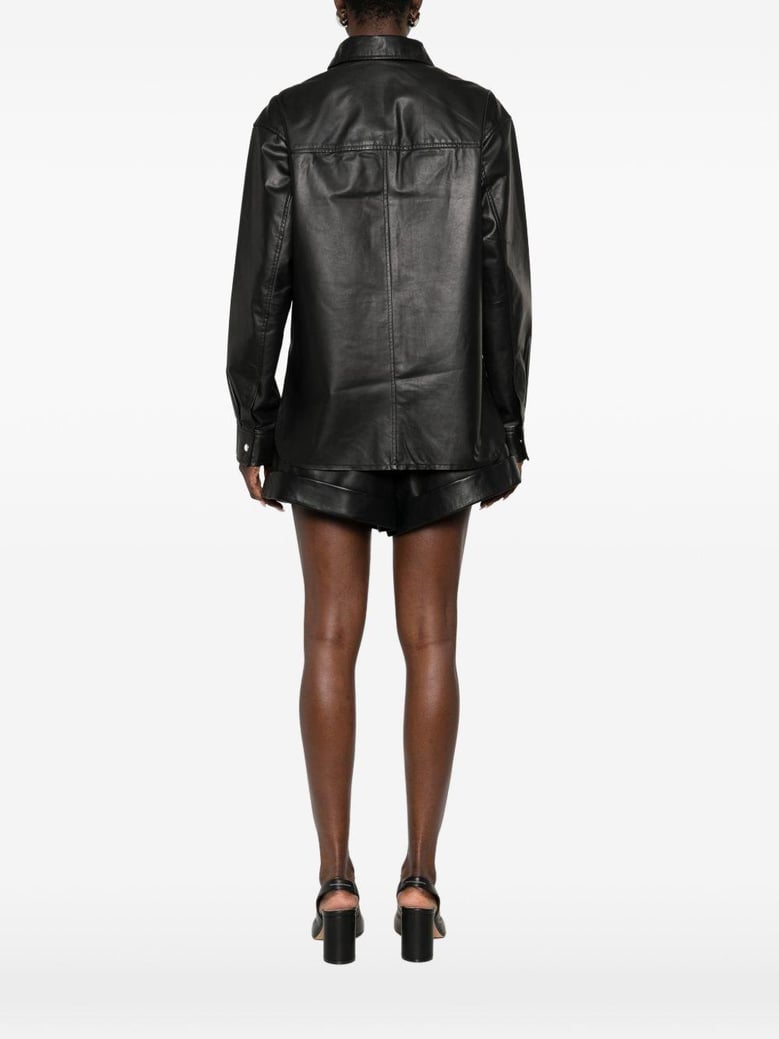 cabana leather shirt by Selfnex