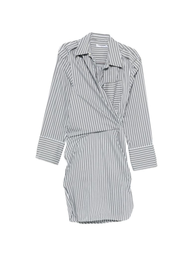 lazul striped cotton dress by Selfnex