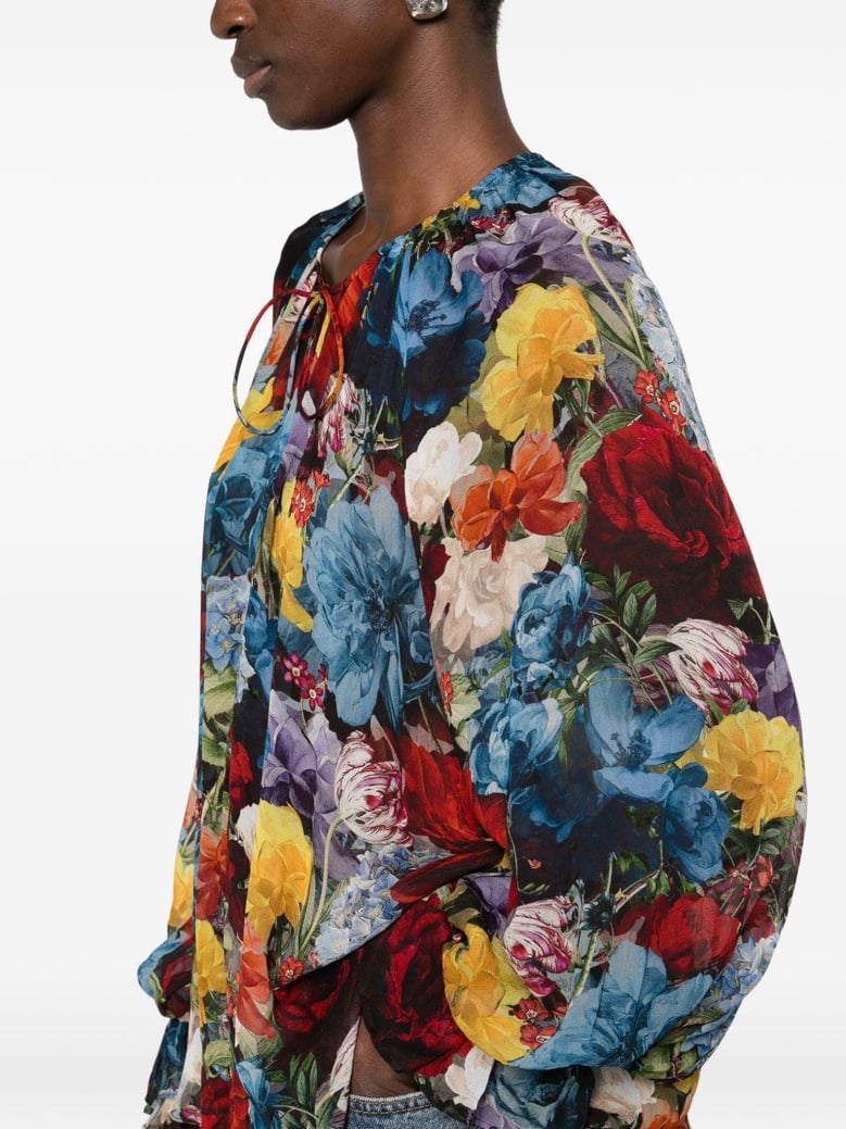 printed blouse by Selfnex