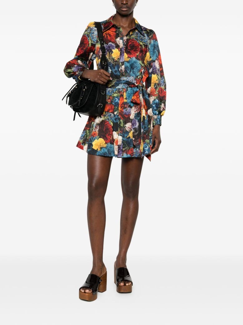 printed shirtdress by Selfnex