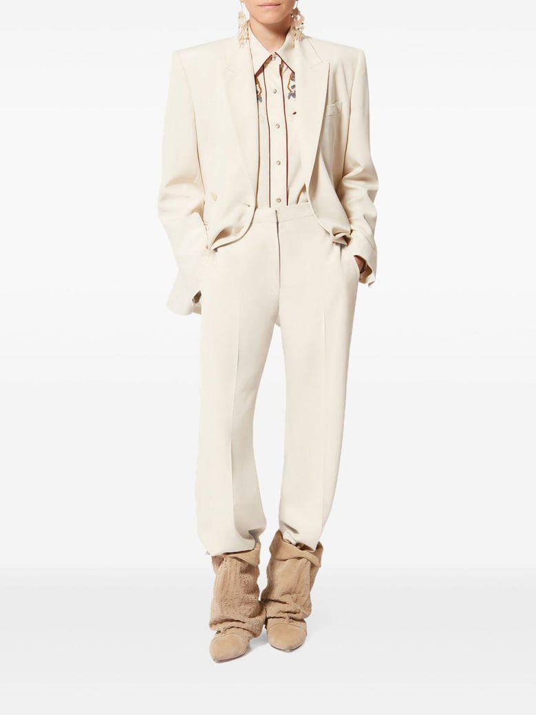 noanda silk blend trousers by Selfnex