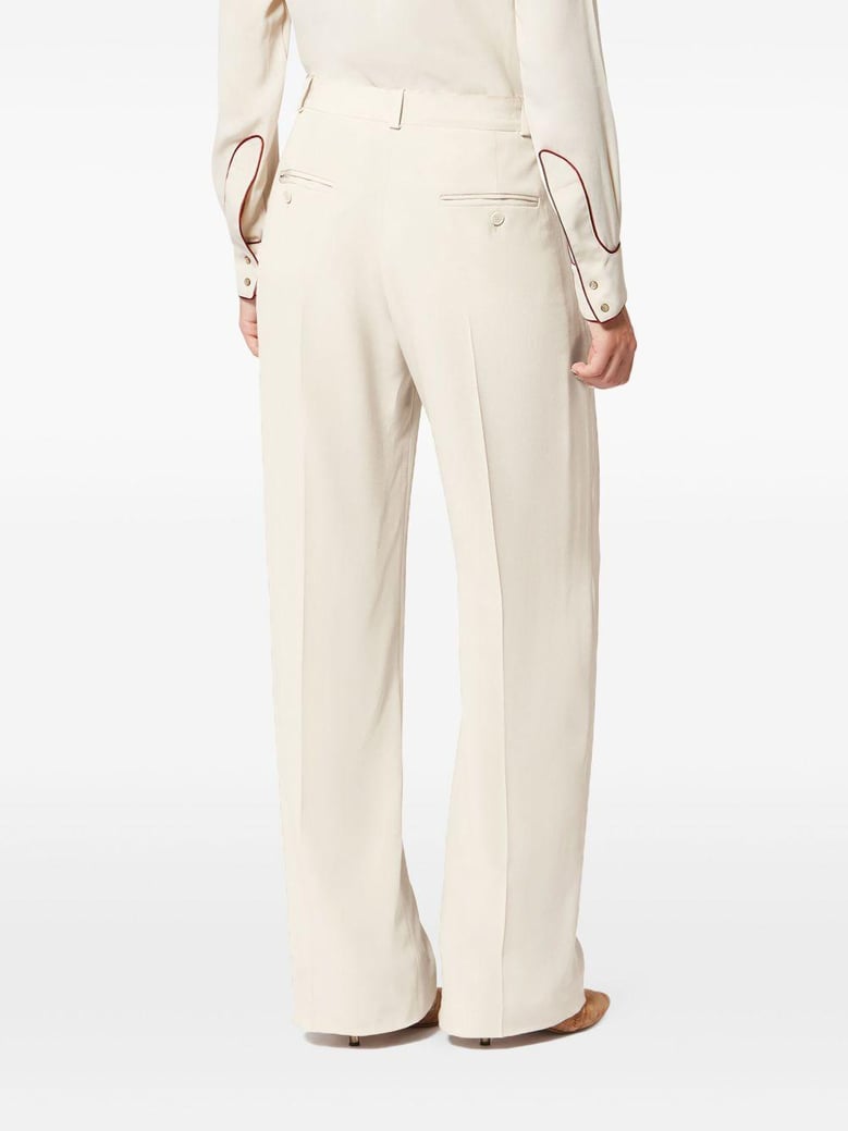 noanda silk blend trousers by Selfnex